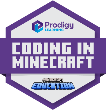 Logotipo de codificación en Minecraft