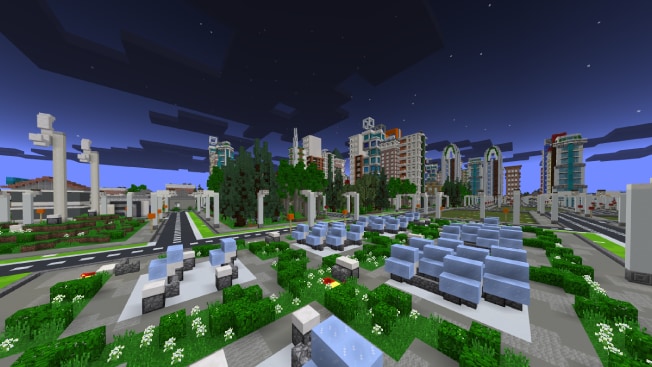 Lumen city in Minecraft