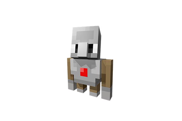 The Minecraft Education agent character